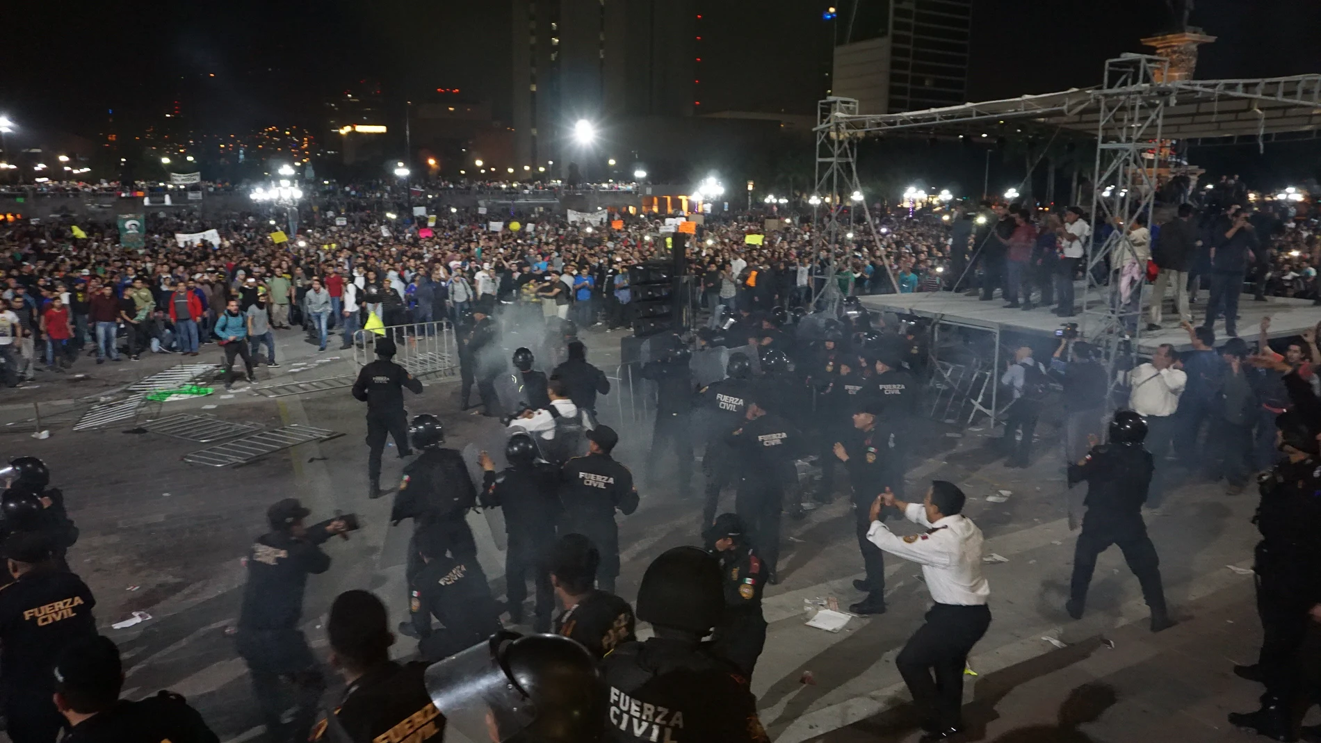 Disturbios en México Disturbios en México