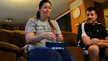Heather llorando de emoción Heather llorando de emoción