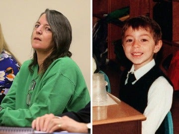 Michelle Lodzinski y su hijo en una foto de archivo
