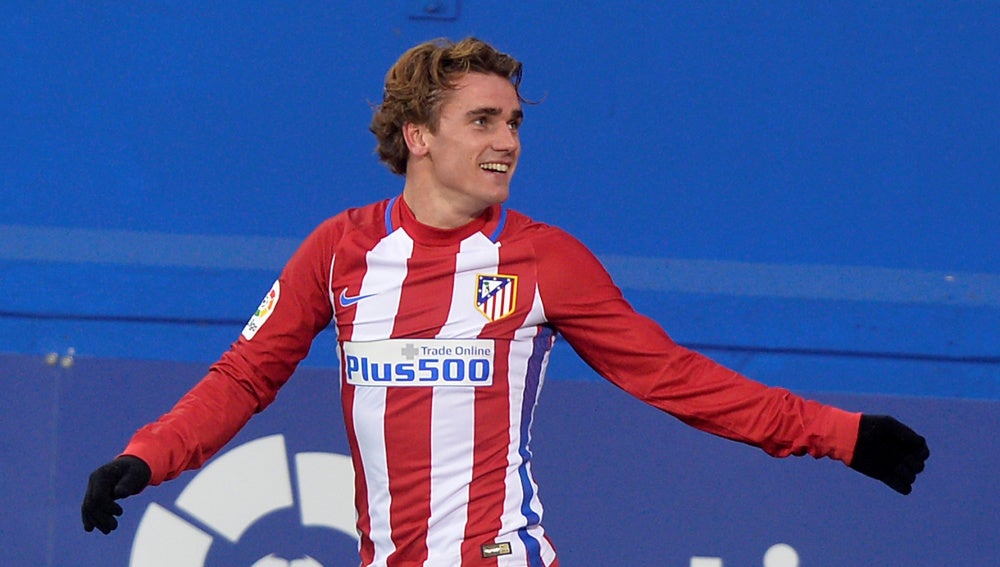 Griezmann celebrando su gol
