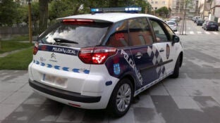 Coche de la Polic&iacute;a Local de A Coru&ntilde;a