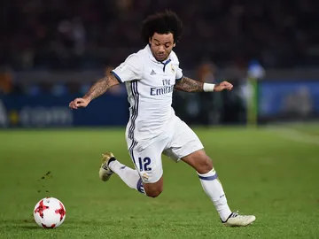Marcelo en un partido con el Real Madrid Marcelo en un partido con el Real Madrid