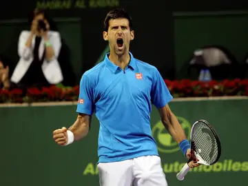 Djokovic, exultante Djokovic, exultante