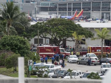 Ambulancias en el Aeropuerto Internacional de Fort Lauderdale