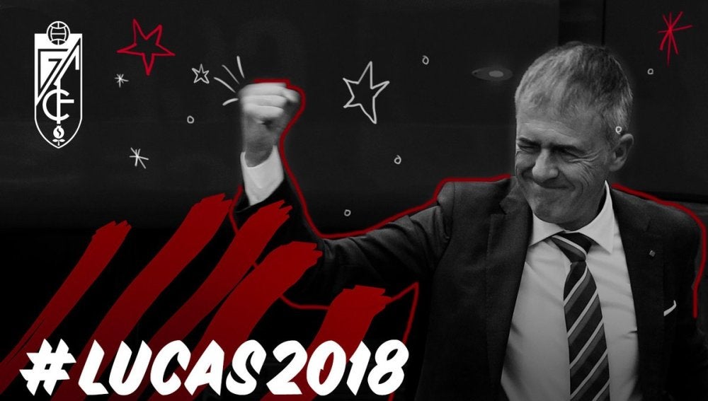 El Granada confirmando la renovación de Lucas Alcaraz