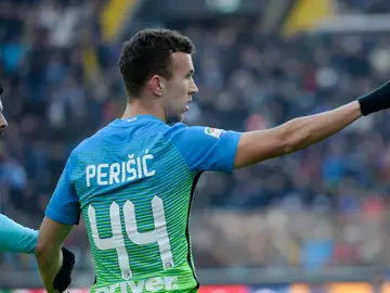 Perisic celebrando uno de sus goles Perisic celebrando uno de sus goles