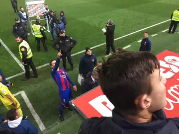 Piqué se dirige a Tebas en La Cerámica Piqué se dirige a Tebas en La Cerámica