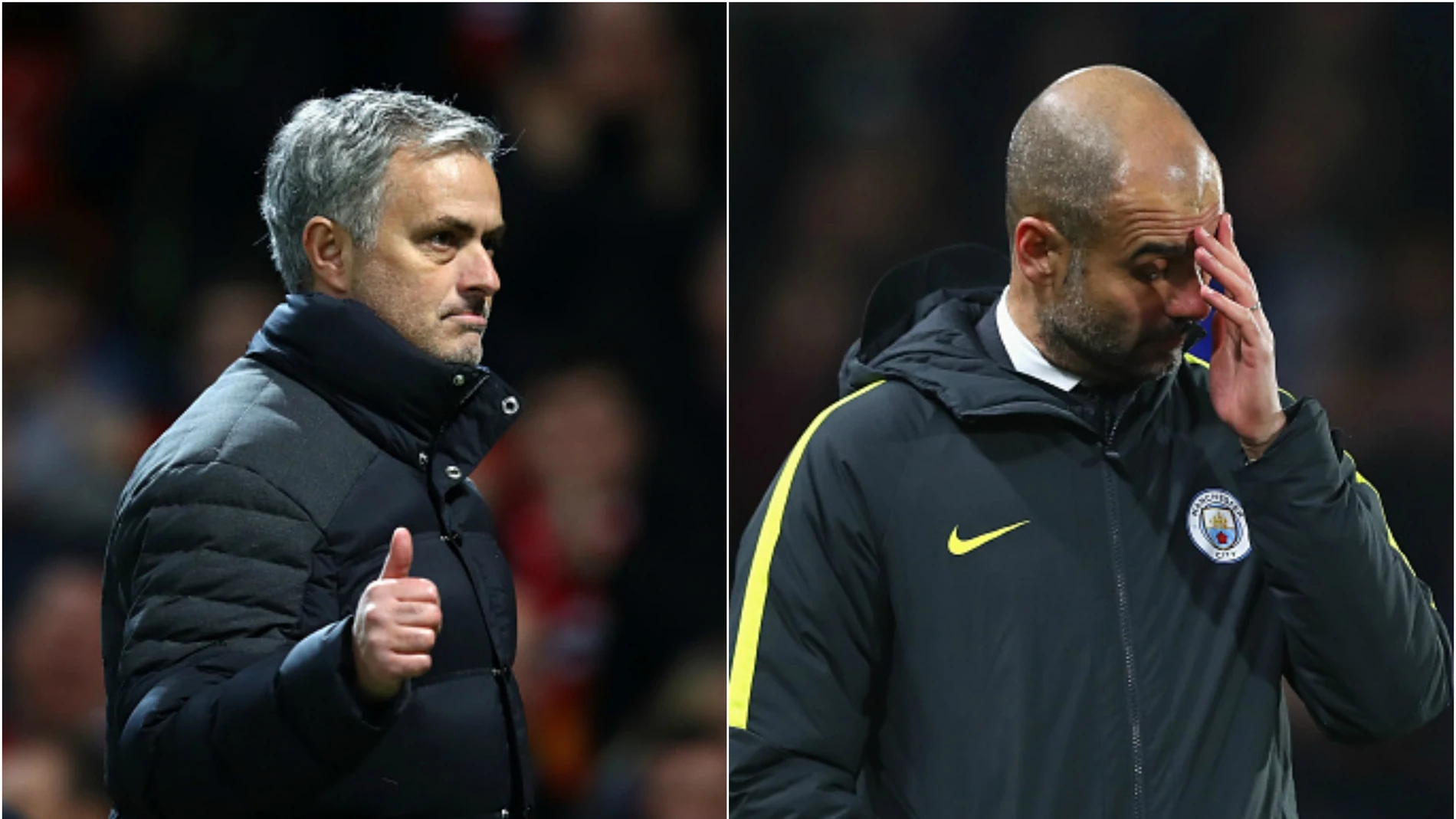 Mourinho y Pep Guardiola Mourinho y Pep Guardiola