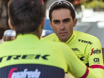 Alberto Contador, ciclista del Trek-Segrafedo Alberto Contador, ciclista del Trek-Segrafedo