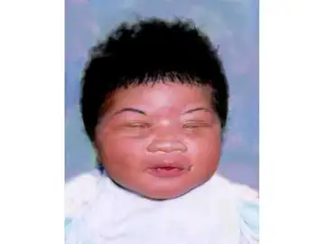 Kamiyah Mobley en una fotografía de cuando fue secuestrada Kamiyah Mobley en una fotografía de cuando fue secuestrada