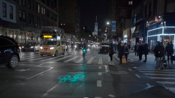 Instalan luces en las bicis de Nueva York