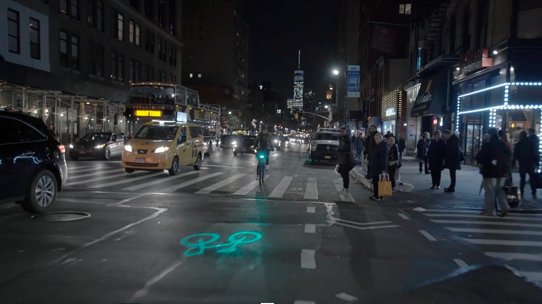 Instalan luces en las bicis de Nueva York Instalan luces en las bicis de Nueva York