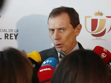 Butragueño habla ante los medios de comunicación Butragueño habla ante los medios de comunicación