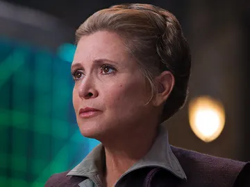 Carrie Fisher encarnando a Leia en 'El despertar de la Fuerza' Carrie Fisher encarnando a Leia en 'El despertar de la Fuerza'
