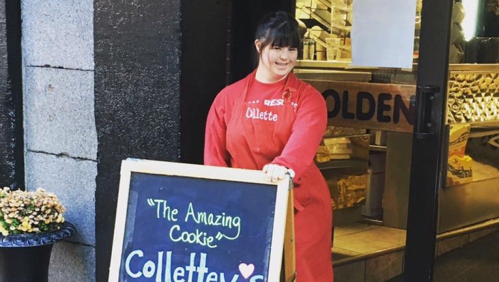 Collete anuncia sus galletas