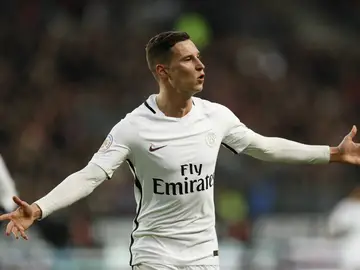 Draxler celebra un gol con el PSG Draxler celebra un gol con el PSG