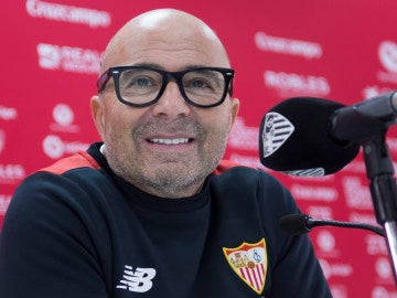 Jorge Sampaoli,entrenador del Sevilla FC