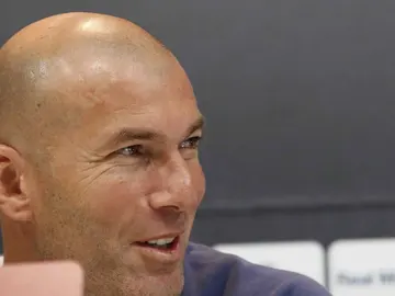 Zinedine Zidane, en rueda de prensa Zinedine Zidane, en rueda de prensa