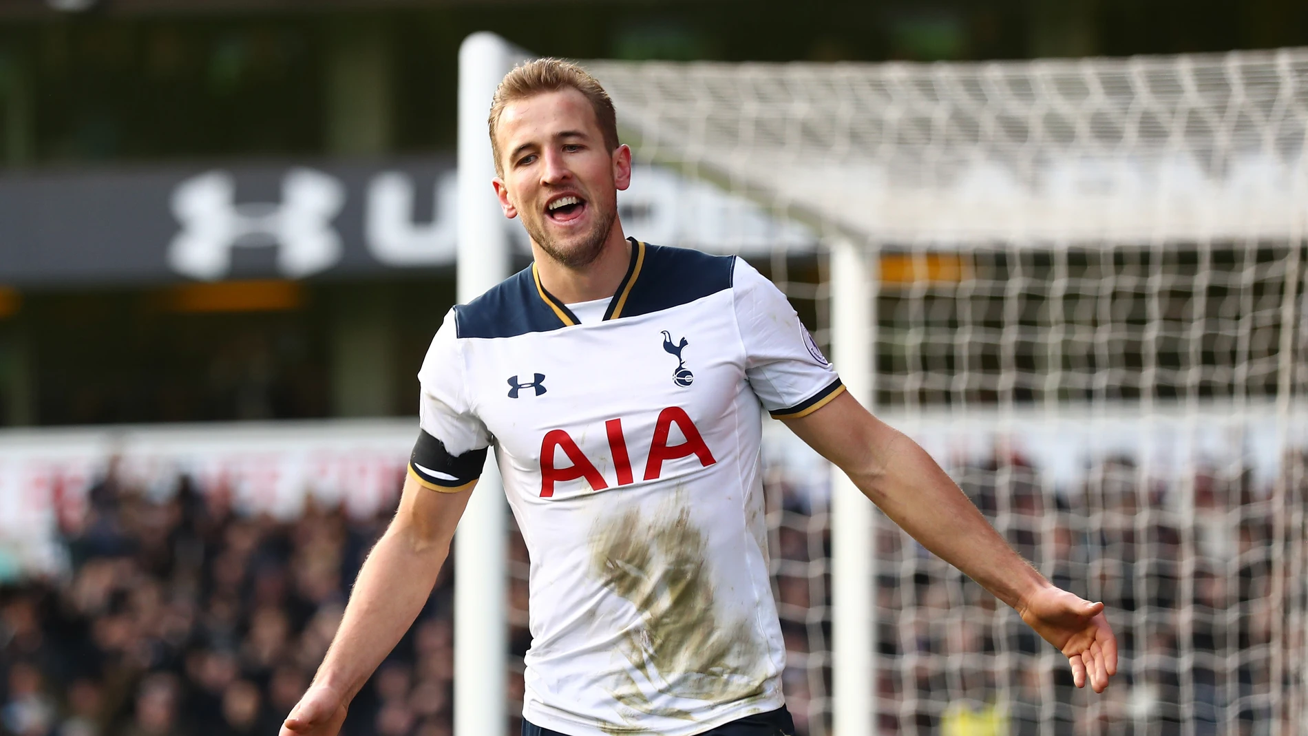 Harry Kane celebra uno de sus goles Harry Kane celebra uno de sus goles
