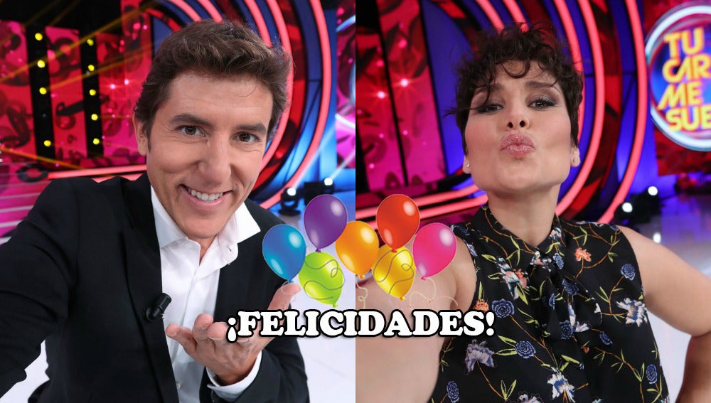 El equipo de 'Tu cara me suena' felicita a Rosa López y Manel Fuentes por su cumpleaños