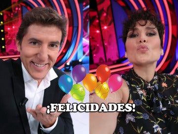 El equipo de 'Tu cara me suena' felicita a Rosa López y Manel Fuentes por su cumpleaños
