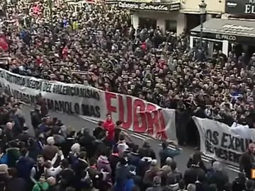 La afición del Valencia, unida contra Peter Lim La afición del Valencia, unida contra Peter Lim