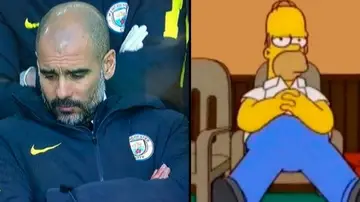 Guardiola, al más puro estilo Homer Simpson Guardiola, al más puro estilo Homer Simpson