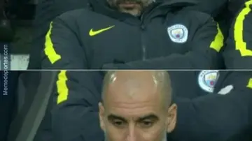 Meme sobre Guardiola tras la derrota ante el Everton Meme sobre Guardiola tras la derrota ante el Everton