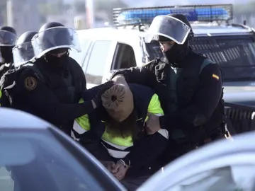 Imagen de la detención de un yihadista en Ceuta (Archivo) Imagen de la detención de un yihadista en Ceuta (Archivo)