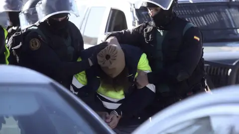 Imagen de la detención de un yihadista en Ceuta (Archivo) Imagen de la detención de un yihadista en Ceuta (Archivo)