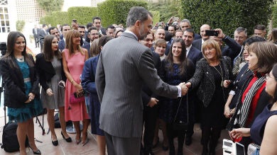 El Rey Felipe agradece a los empresarios españoles en Arabia Saudí haber ayudado a 