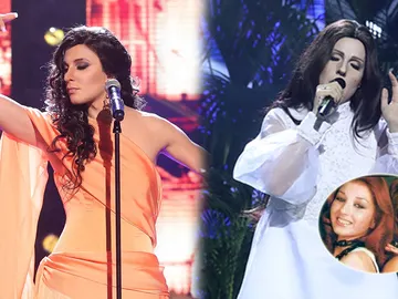 Blas Cantó y Diana Navarro, poseídos por el espíritu de Las Grecas Blas Cantó y Diana Navarro, poseídos por el espíritu de Las Grecas