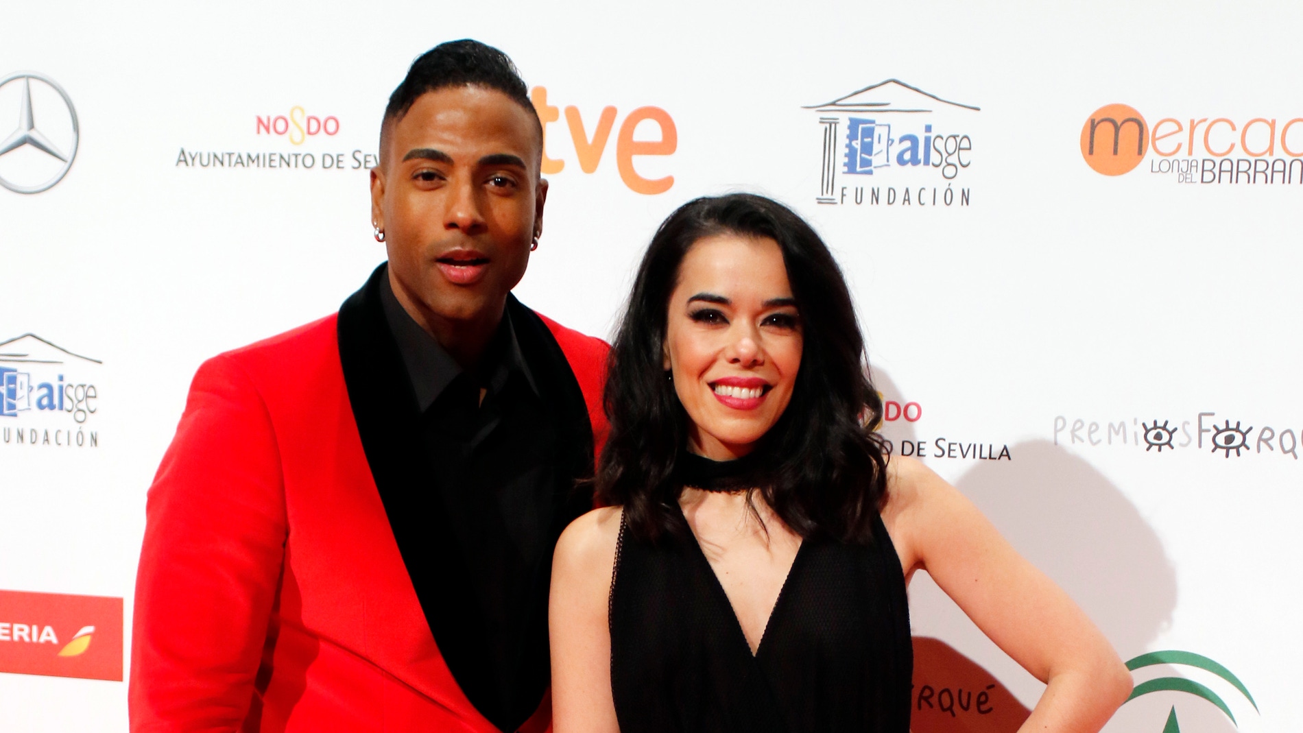 Beatriz Luengo y su pareja Yotuel Romero