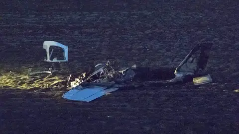 Una avioneta se estrella en Casarrubios del Monte, en Toledo Una avioneta se estrella en Casarrubios del Monte, en Toledo