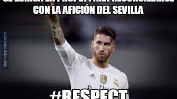 Sergio Ramos, protagonista de los 'memes' del Sevilla - Real Madrid