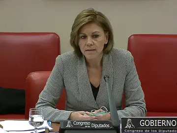 Frame 23.342208 de: Cospedal pide "perdón a las víctimas" del Yak 42 por no reconocer con anterioridad "la responsabilidad del Estado" Frame 23.342208 de: Cospedal pide "perdón a las víctimas" del Yak 42 por no reconocer con anterioridad "la responsabilidad del Estado"