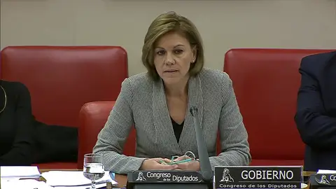 Frame 23.342208 de: Cospedal pide "perdón a las víctimas" del Yak 42 por no reconocer con anterioridad "la responsabilidad del Estado" Frame 23.342208 de: Cospedal pide "perdón a las víctimas" del Yak 42 por no reconocer con anterioridad "la responsabilidad del Estado"