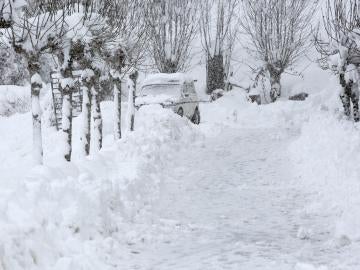 Navarra, sepultada por la nieve