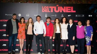 Los protagonistas de 'Los del túnel' presentan la película en Madrid