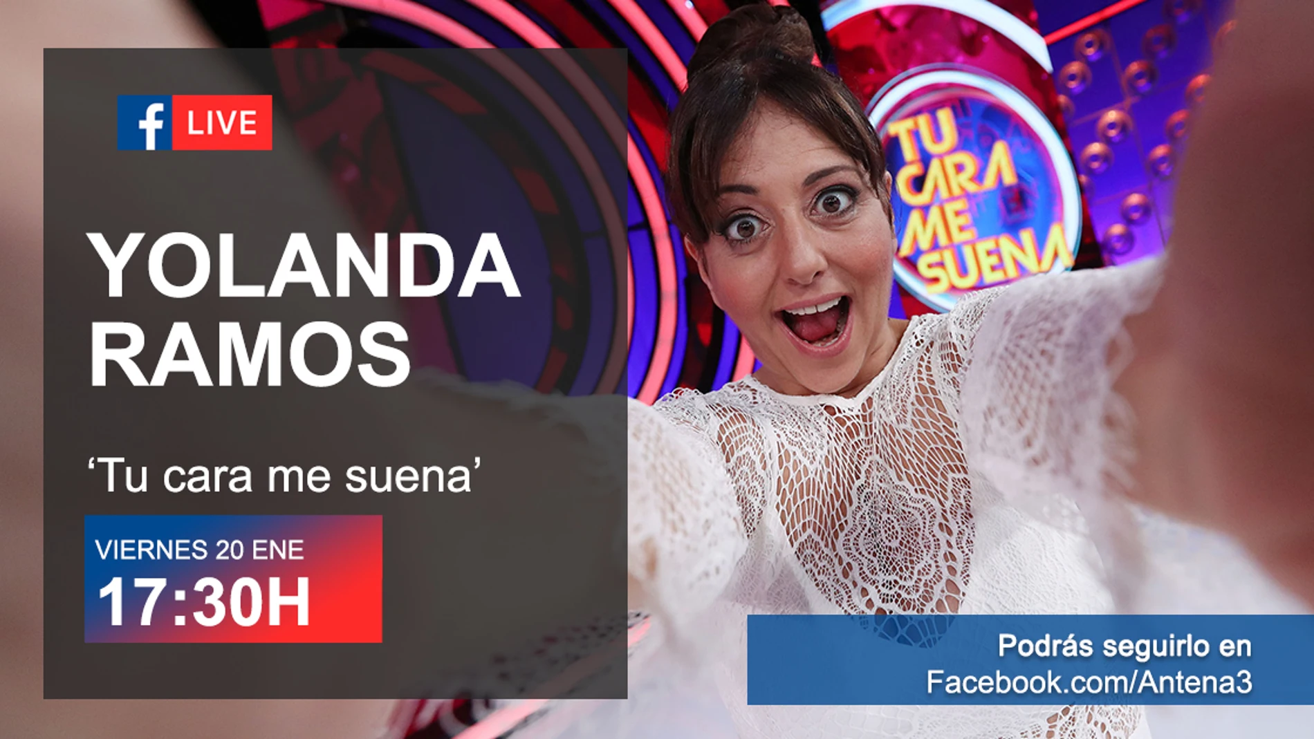 El viernes, lloramos de la risa en directo con Yolanda Ramos en Facebook Live