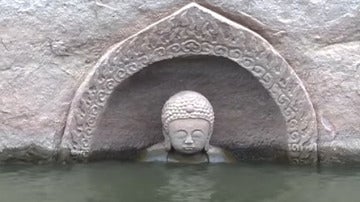 Hallan un Buda en un embalse chino