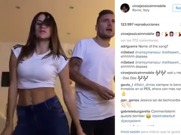 Inmobile y su novia, en pleno baile Inmobile y su novia, en pleno baile