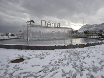 Nieva en Denia (18-01-2017)