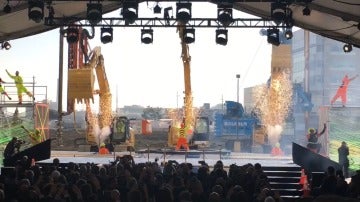 La presentación del nuevo estadio de los Golden State Warriors