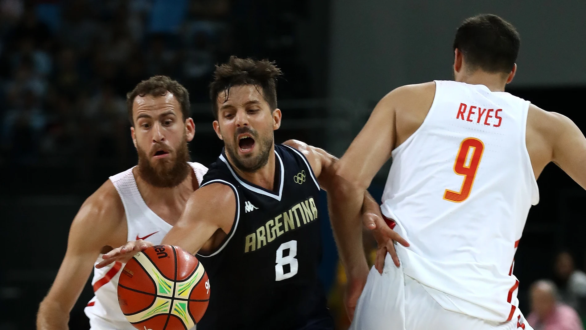 Laprovittola, en el partido contra España en los Juegos de Río Laprovittola, en el partido contra España en los Juegos de Río