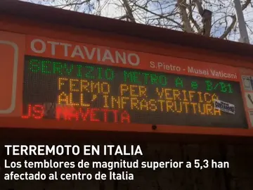 Frame 18.210549 de: Una cadena de tres terremotos golpea el centro de Italia Frame 18.210549 de: Una cadena de tres terremotos golpea el centro de Italia