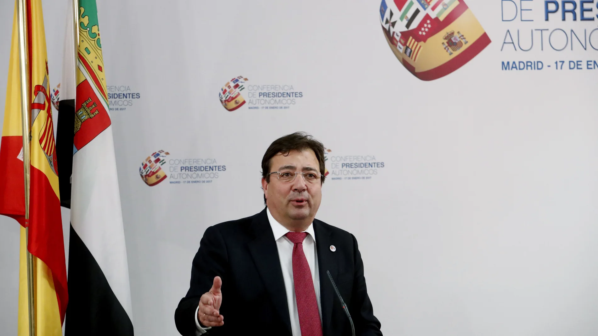 El presidente extremeño, Guillermo Fernández Vara El presidente extremeño, Guillermo Fernández Vara