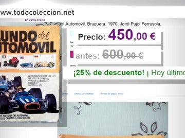 Frame 33.345 de: El álbum de cromos de coches de Jordi Pujol Ferrusola de cuando era niño se vende por 450 euros