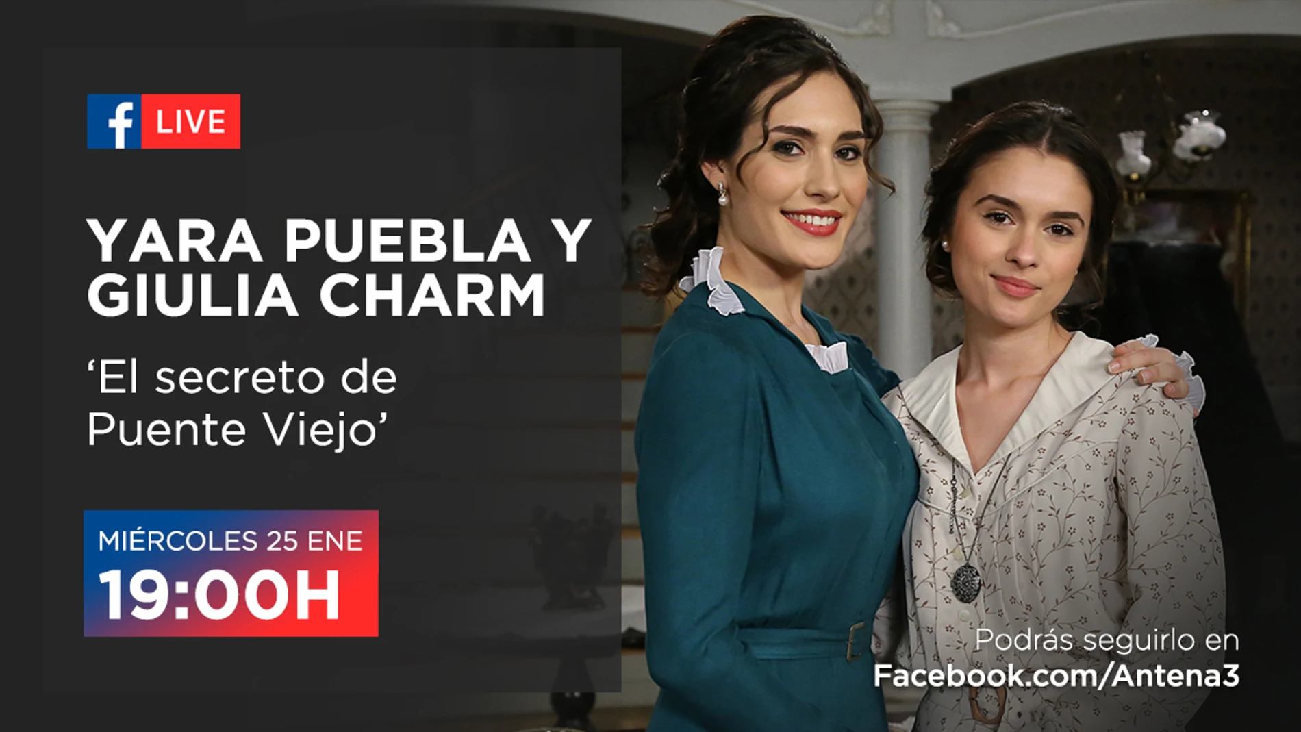 Celebramos los 1.500 capítulos junto a Yara Puebla y Giulia Charm con un Facebook Live