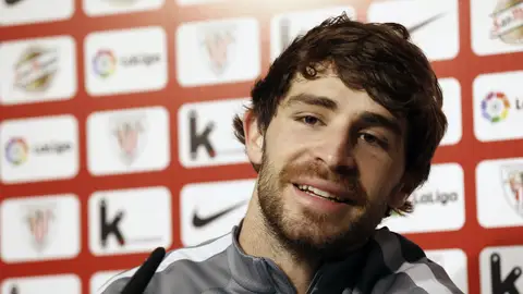 Yeray, en la sala de prensa Yeray, en la sala de prensa